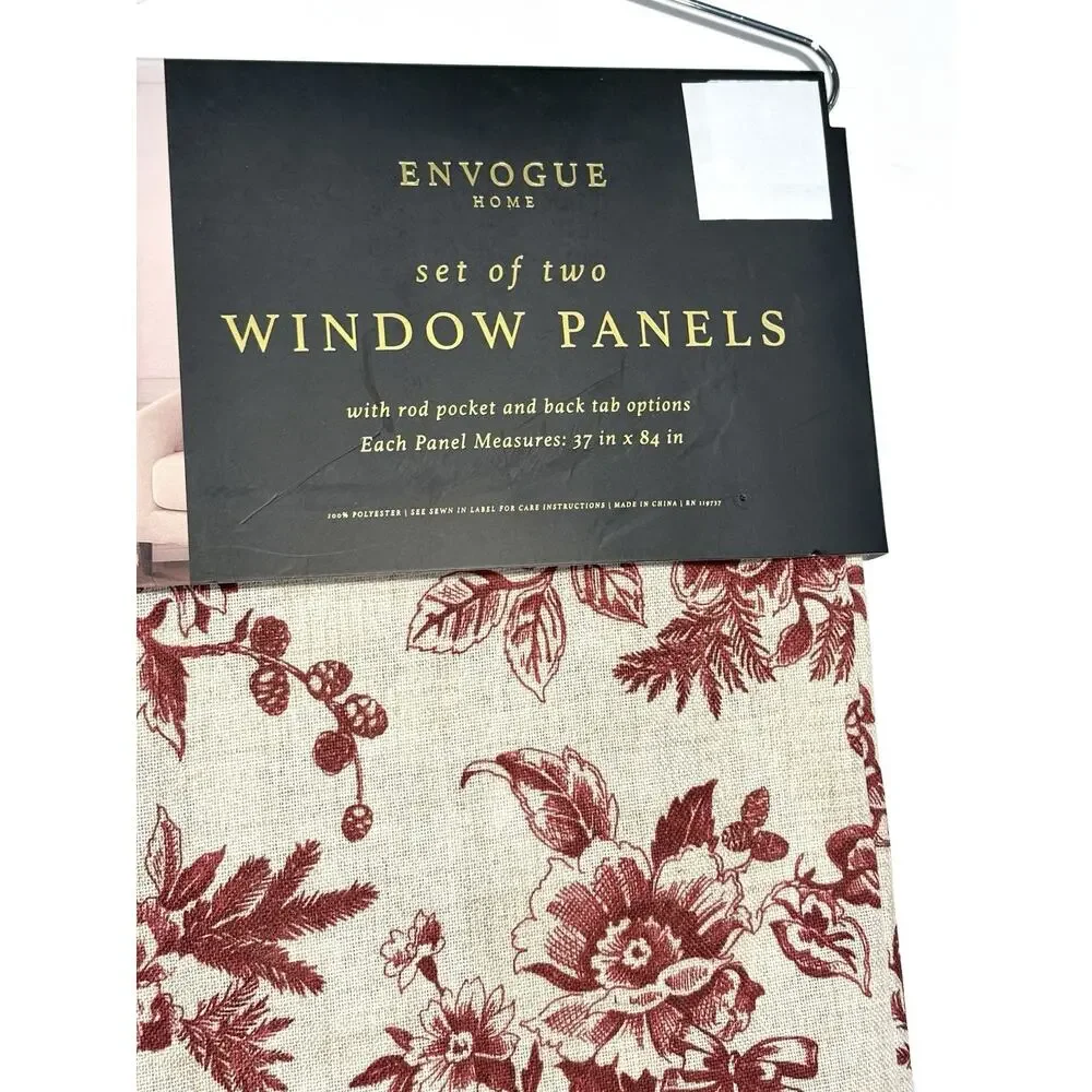 EnVogue Cardinal Curtains Set 4 Panels 37